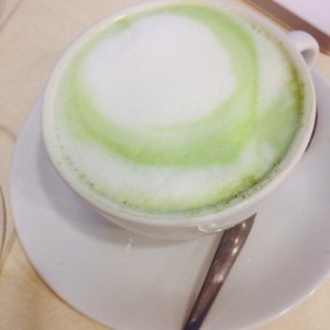 Thailand green tea with milk